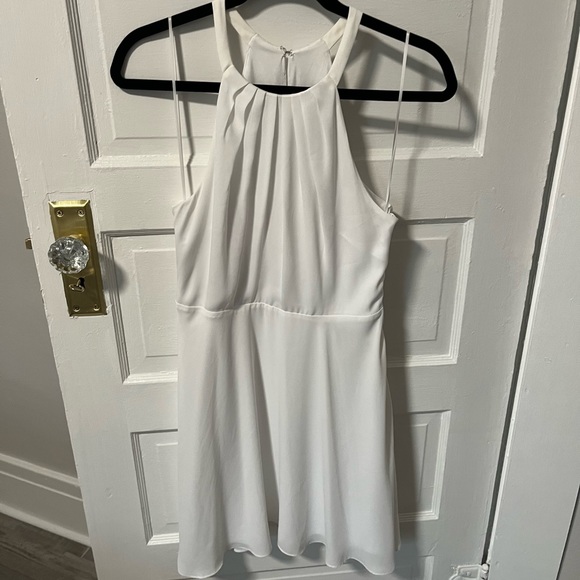 Express white fit & flair dress - Picture 3 of 4